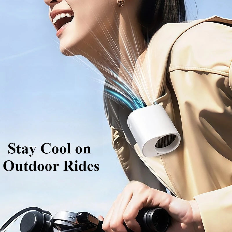 Portable Car Clip Fan 360° Rotatable 100 Speed Wind 12V USB Rechargeable Electric Fan Low Noise Mini Fan Clamp Anywhere